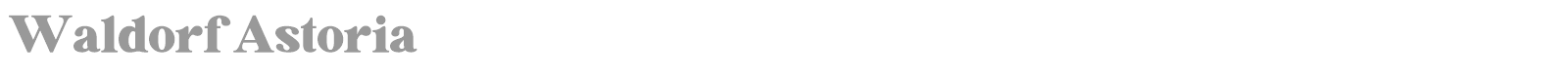 Waldorf Astoria font preview
